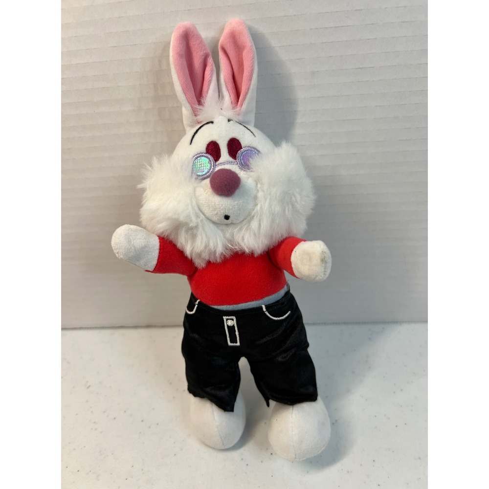 Disney White Rabbit nuiMOs Plush Alice in Wonderland Red Shirt Black Pants 7.5in